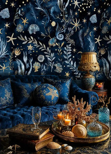 Celestial Undersea Botanicals Wallpaper