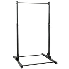 Station de musculation et barre de traction power tower 200 kg avec 8 niveaux de hauteur noir