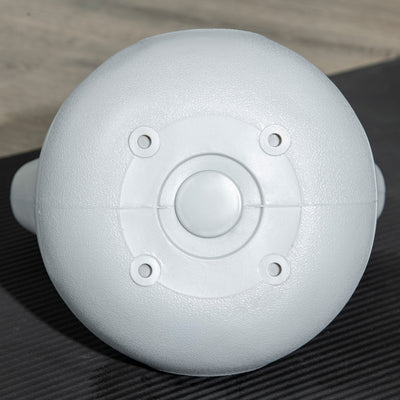 Kettlebell 10 kg, haltère avec poignée ergonomique, haltère à boule, musculation, entraînement, 22 x 16 x 26 cm, bleu