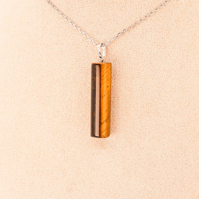 Pendentif | Pilier en Oeil de tigre