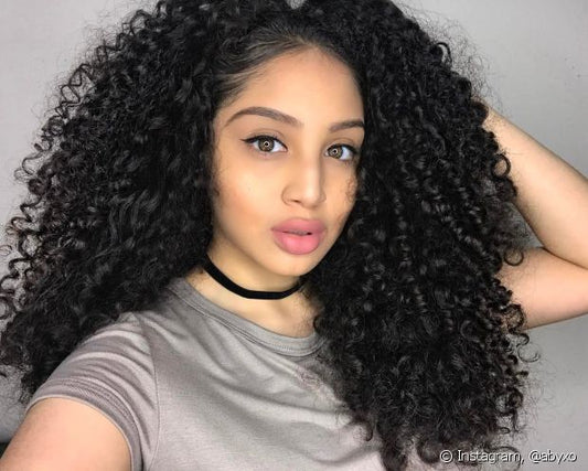 Mèches pour extension au fil cheveux brésiliens frisés naturels