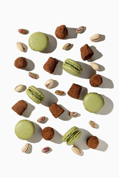 Pistachio Macaron chocolate truffles - bulk