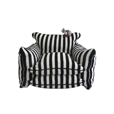 Playful Mind Striped Lazy Sofa Chair