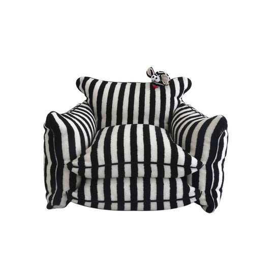 Playful Mind Striped Lazy Sofa Chair