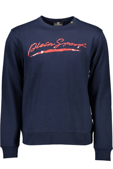 PLEIN SPORT SWEATSHIRT WITHOUT ZIP MEN BLUE