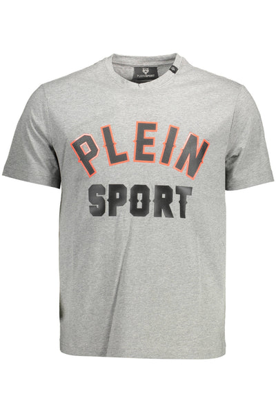PLEIN SPORT MEN'S SHORT SLEEVE T-SHIRT GRAY