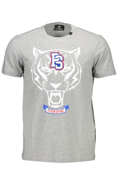 PLEIN SPORT SHORT SLEEVE T-SHIRT MEN GREY