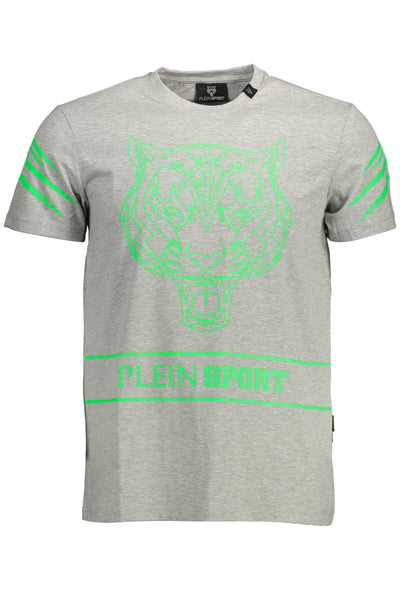PLEIN SPORT SHORT SLEEVE T-SHIRT MEN GREY