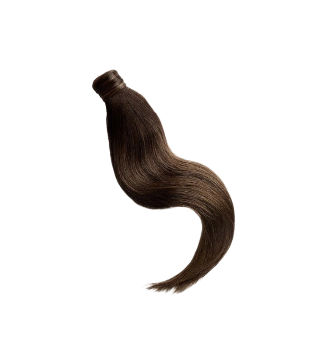Ponytail Clip In Brown #2