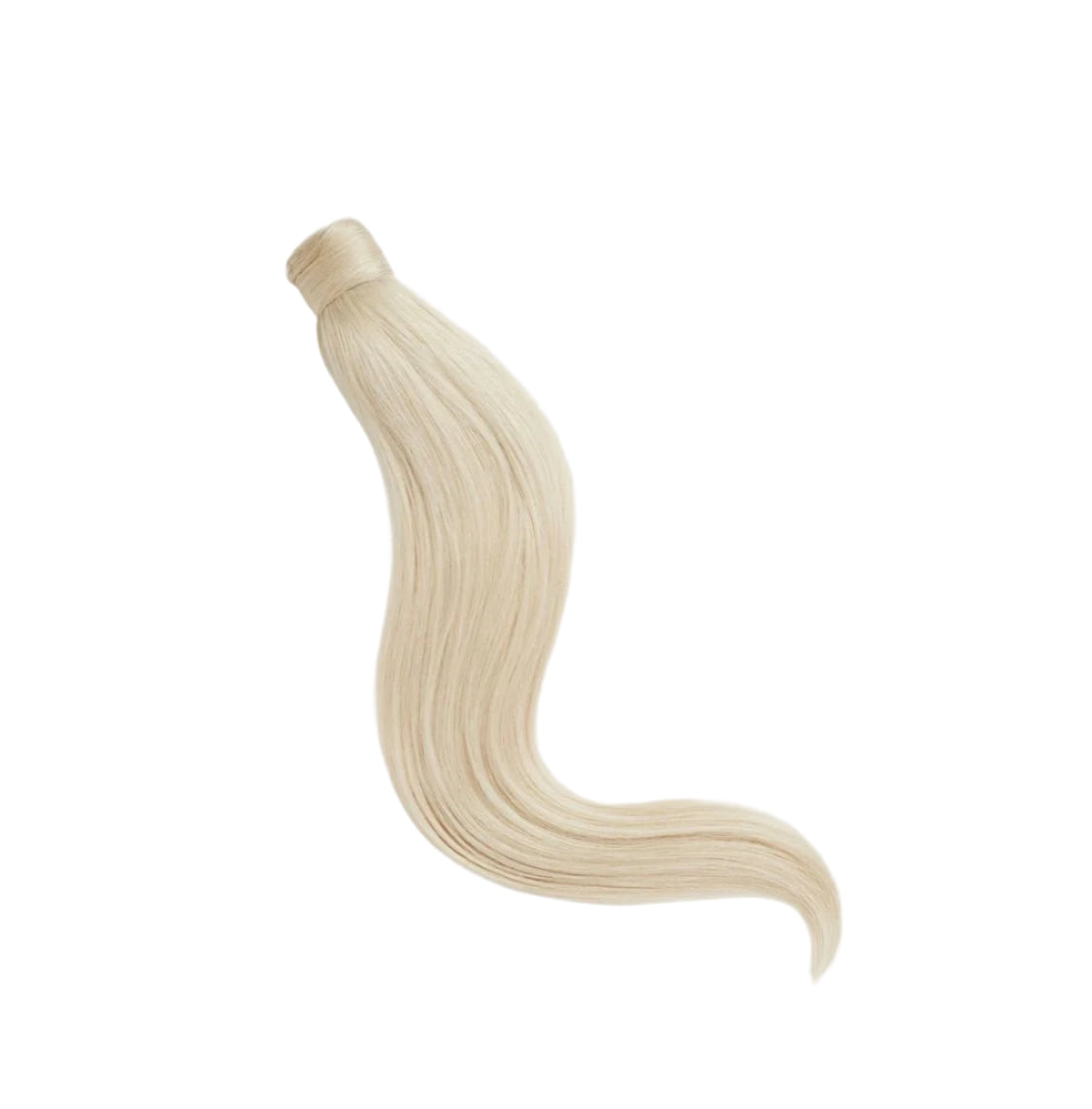 Ponytail Clip In Cool Platinum Blonde #60A