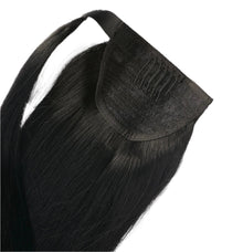 Ponytail Clip In Natural Black #1B