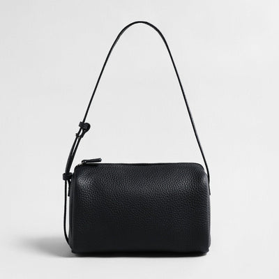 Premium Pebbled Calfskin Cylinder Bag – Trending Barrel Shoulder Crossbody