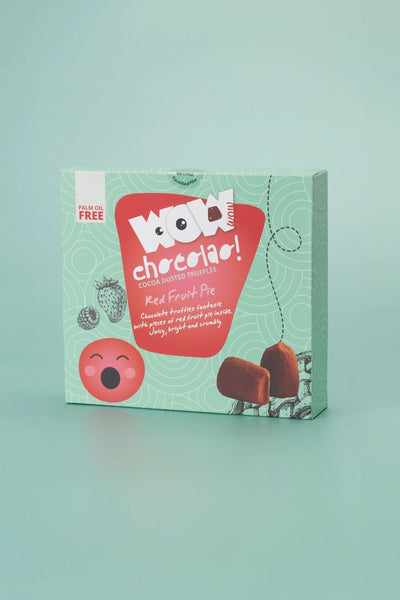 Red Fruits Pie Chocolate Truffles XL Box 250g | Berry Dessert Chocolate