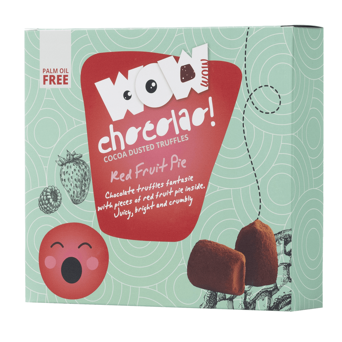 Red Fruits Pie Chocolate Truffles XL Box 250g | Berry Dessert Chocolate