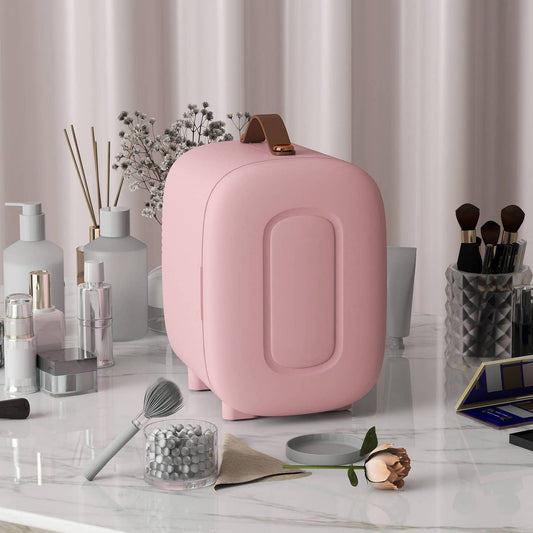 Mini réfrigérateur réfrigérateur Beauty Fridge, rose
