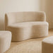 Mini canapé 2 places en velours côtelé beige COME HomeAdcesse