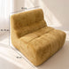 Canapé compressé modulable en tissu chenille ocre doré VOLTA HomeAdcesse