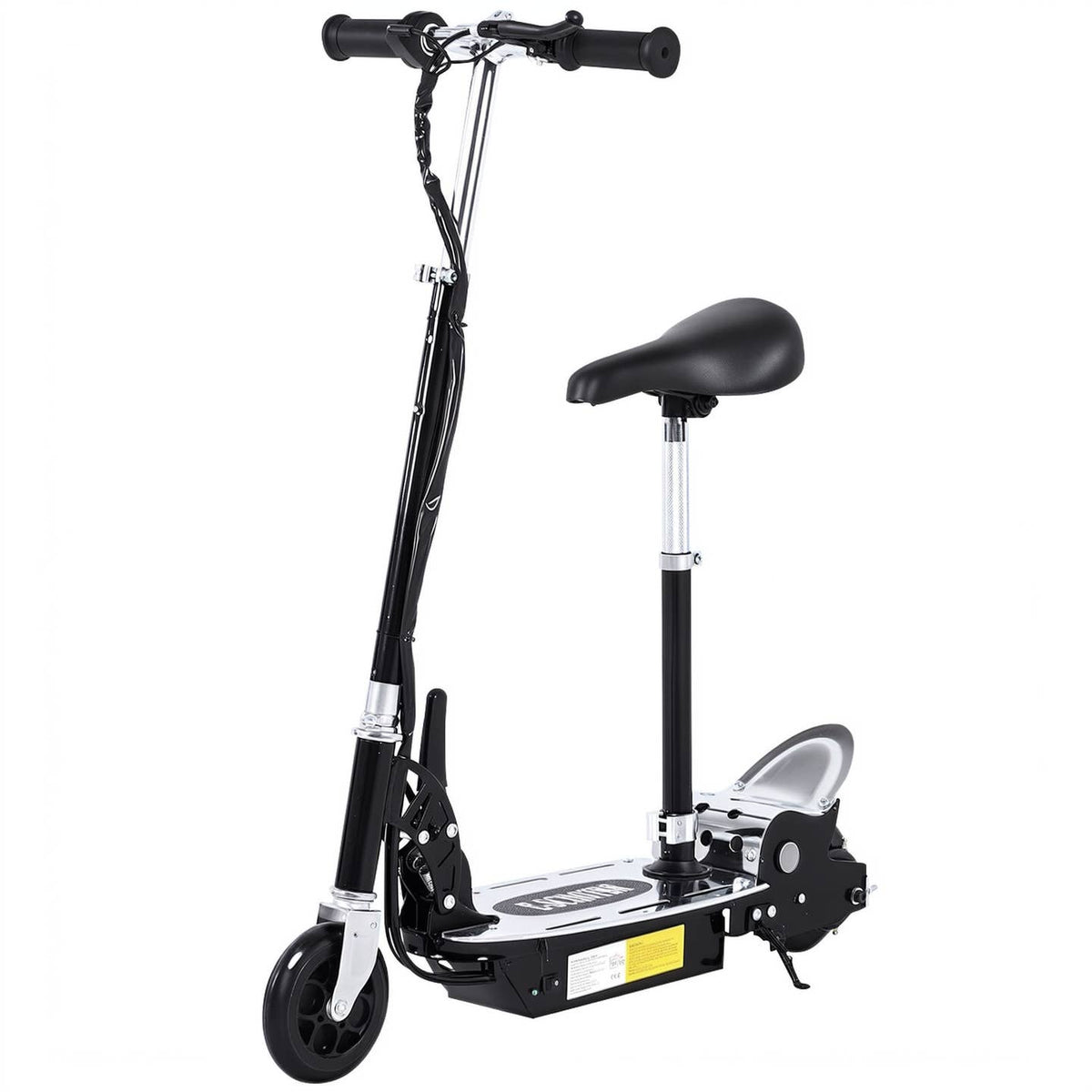 Trottinette électrique 120 W pliable pour enfant 6+ ans noir HomeAdcesse