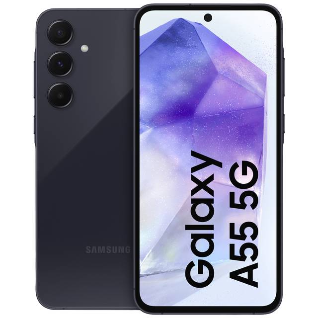 Samsung A556 Galaxy A55 5G (Double Sim - 6.6", 128 Go, 8 Go RAM) Bleu Nuit