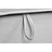 Canapé-lit en polyester 220x153x88 gris clair MB219487 HomeAdcesse
