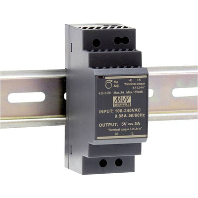 Alimentation rail DIN MEAN WELL HDR-30-24 24 V/DC 1.5 A 36 W Nbr. de sorties:1 x Contenu 1 pc(s)
