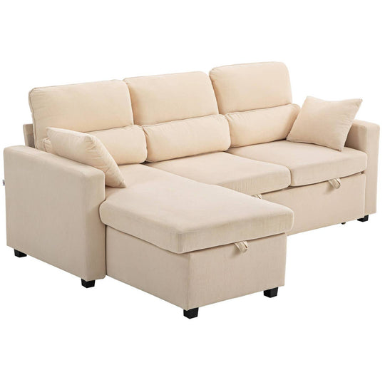 Canapé-lit réglable, beige HomeAdcesse