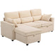 Canapé-lit réglable, beige HomeAdcesse