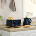 Ensemble grille-pain et bouilloire 2-en-1, bleu HomeAdcesse