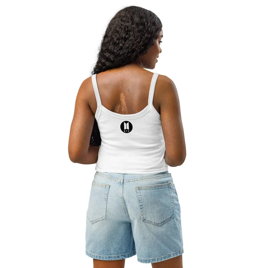 Women’s micro-rib tank top BTS ARIRANG
