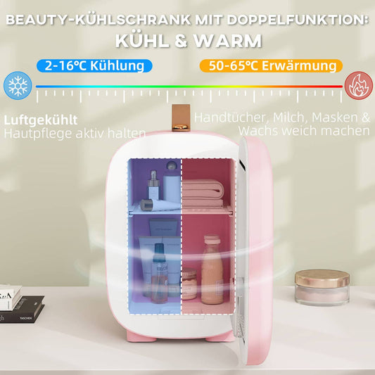 Mini réfrigérateur réfrigérateur Beauty Fridge, rose