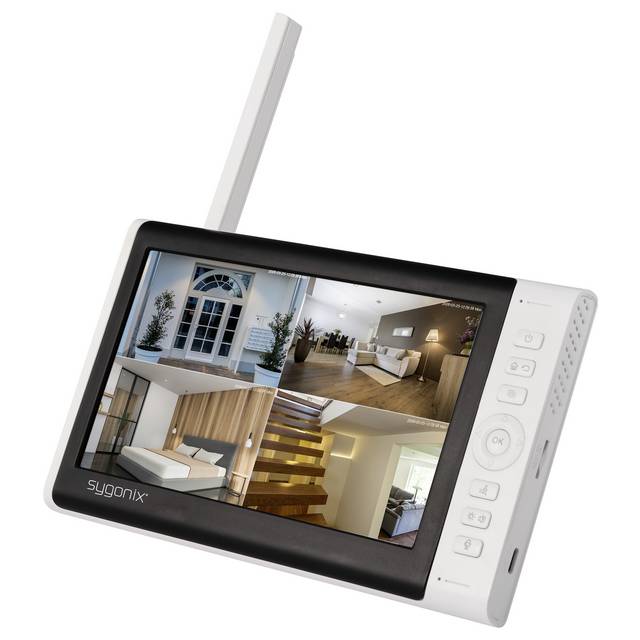 Set pour caméra de surveillance 4 canaux avec 1 caméra 1280 x 720 pixels 2.4 GHz