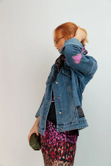 Veste Femme Cazadora Over Llamas Fortuna