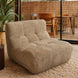 Canapé compressé modulable en tissu chenille taupe VOLTA HomeAdcesse