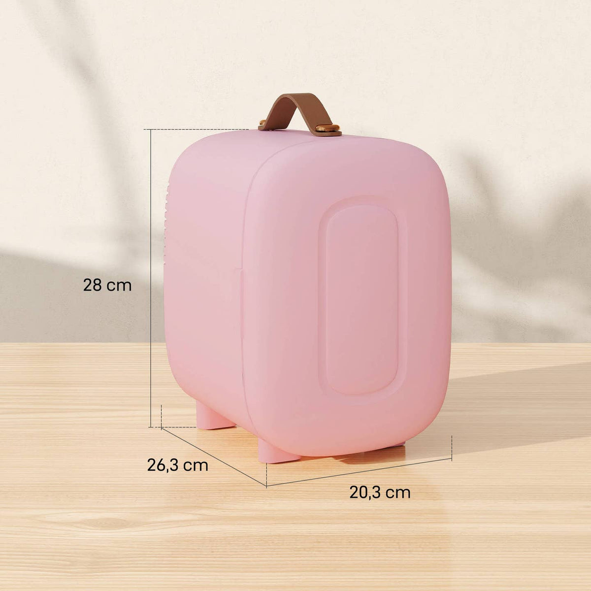 Mini réfrigérateur réfrigérateur Beauty Fridge, rose