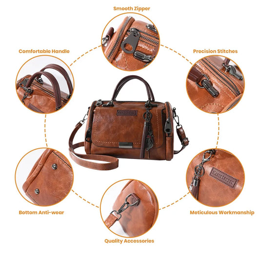 VENDU PAR 2|1 NOIR ET 1 MARRON SAC A MAIN EN CUIR