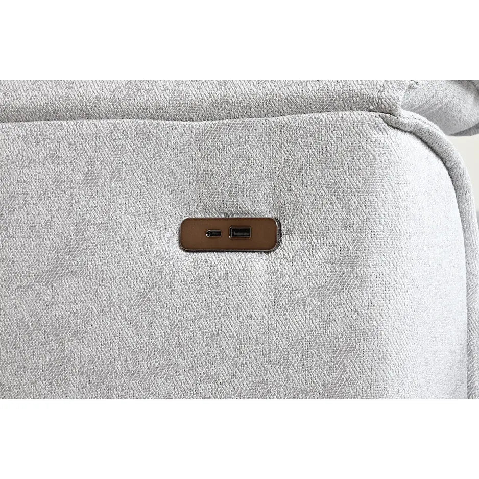 Canapé-lit en polyester 220x153x88 gris clair MB219487 HomeAdcesse