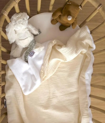 VENDU PAR 2 Couverture écru BEBE