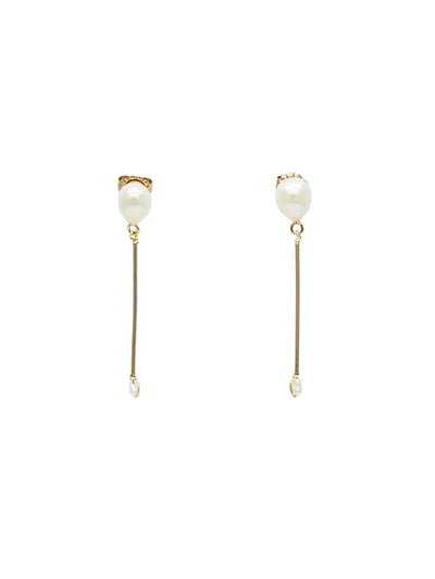 Boucles tige Teri plaquées or