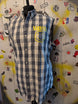 Distressed Nirvana Style Checked Shirt Vest Nirvana