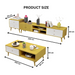 Modern Tv Stand Side Table & Coffee Table Package For Living Room LPCN