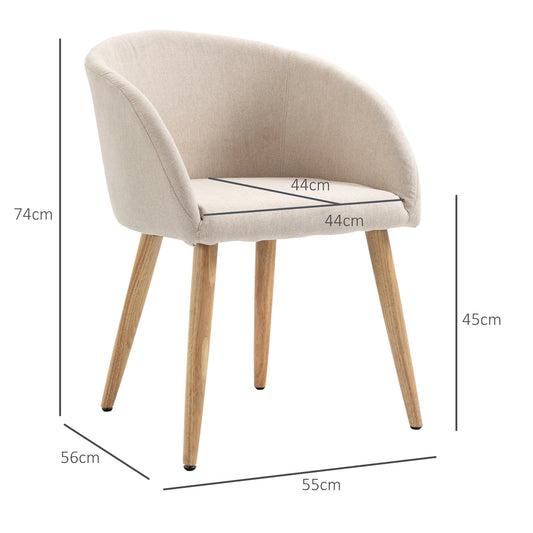 Lot de 2 chaises de salle à manger chaise de cuisine Design scandinave - Pieds inclinés effilés Bois Caoutchouc