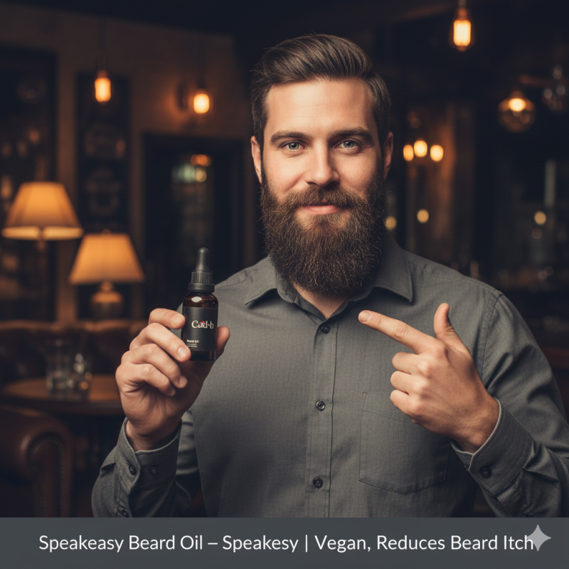 Speakeasy Beard Oil - Speakeasy | Vegan, Reduces Beard Itch