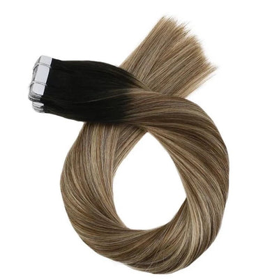 Tape In Extensions Balayage #1B/4/27
