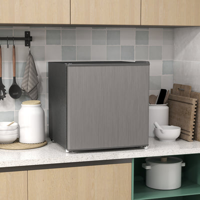 Mini congélateur Température Réglable de -14 à -24°C Compact 35L - Porte réversible Classe E - 47x44,2x48,8cm - Gris