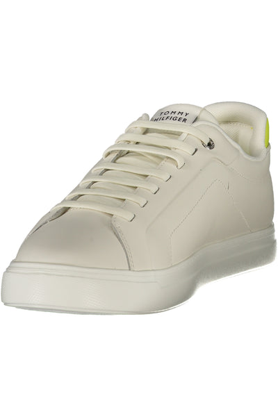 TOMMY HILFIGER MEN'S WHITE SPORTS SHOES