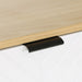 Buffet bas meuble de rangement 2 placards 3 portes motif chevrons étagères réglables 91,5 x 35 x 77,4 cm bois naturel Aosom