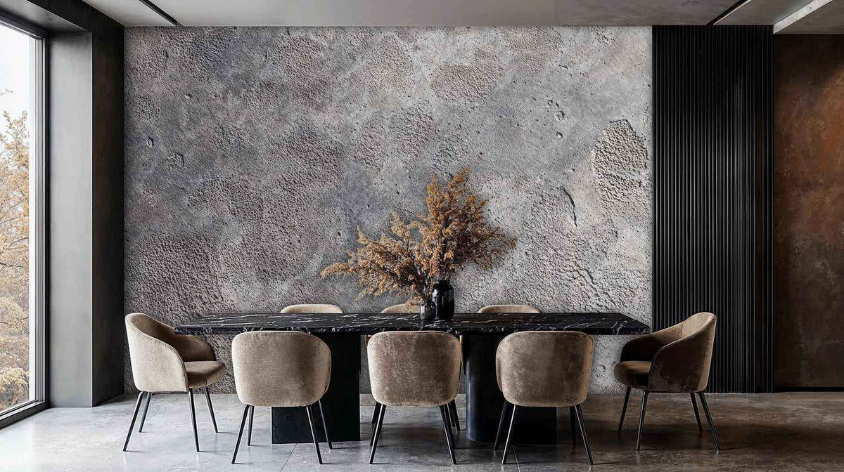 Industrial Concrete Wall Mural