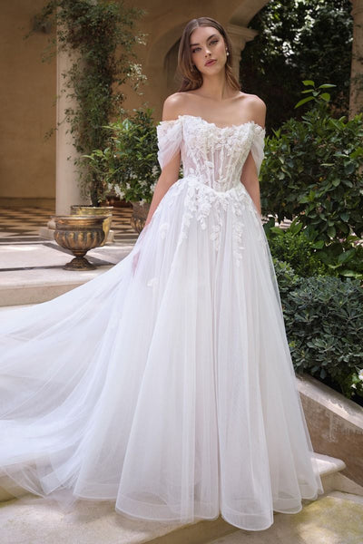 Elegant Embellished Formal Long Special Occasion Gown Detailed CDWL089