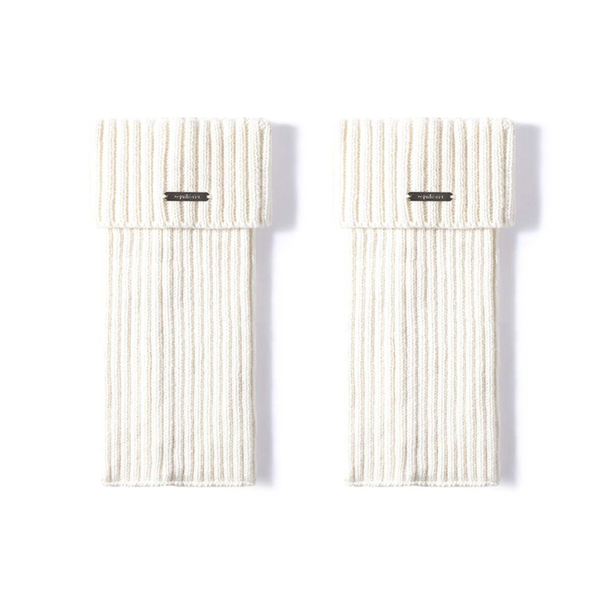 Women's 30cm Cuffed Ribbed Leg Warmers – Autumn & Winter 2-Pair Set