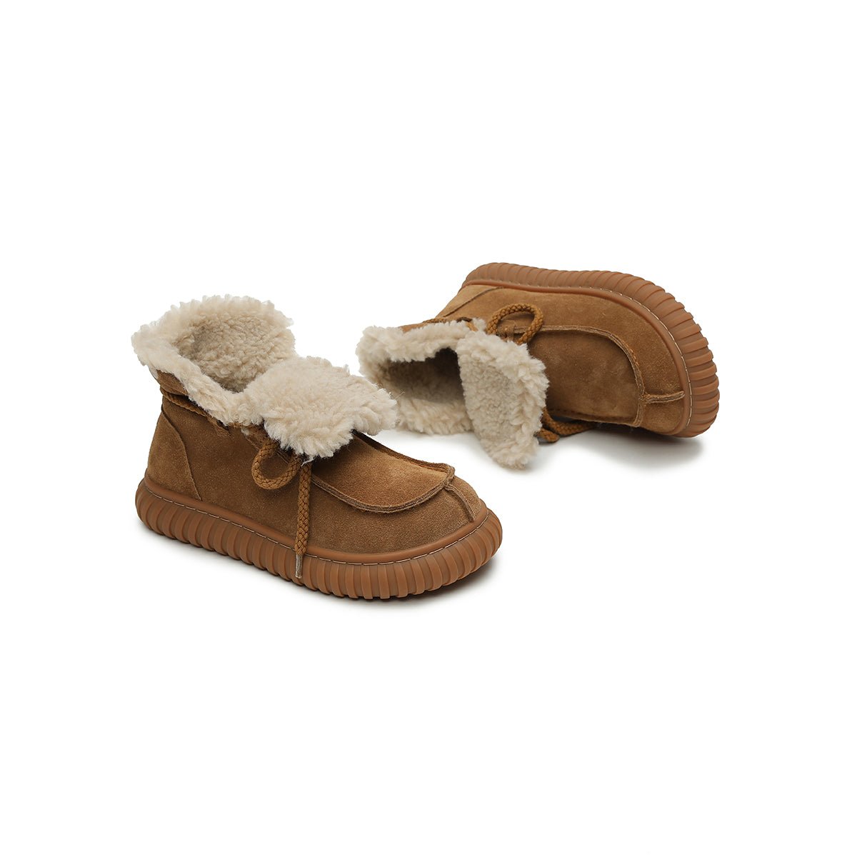 Women's Suede Shearling Winter Boots